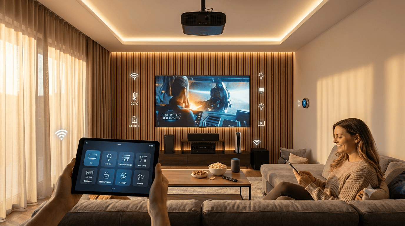 Premium home theatre and universal device control