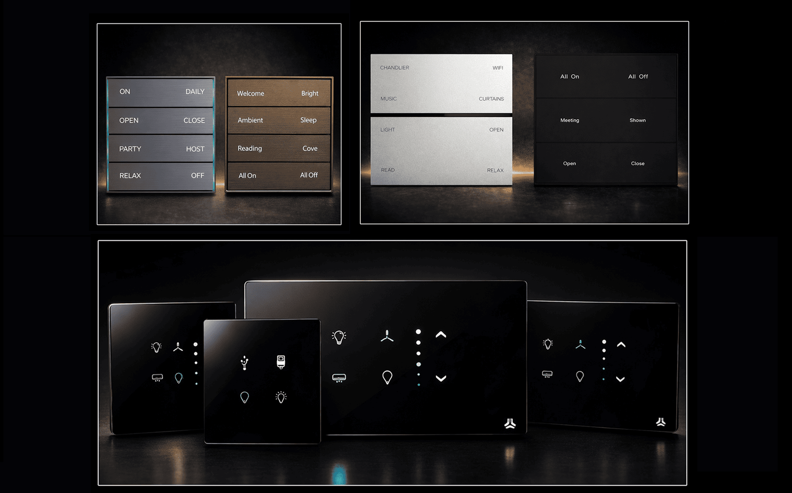 Smart and designer touch switches