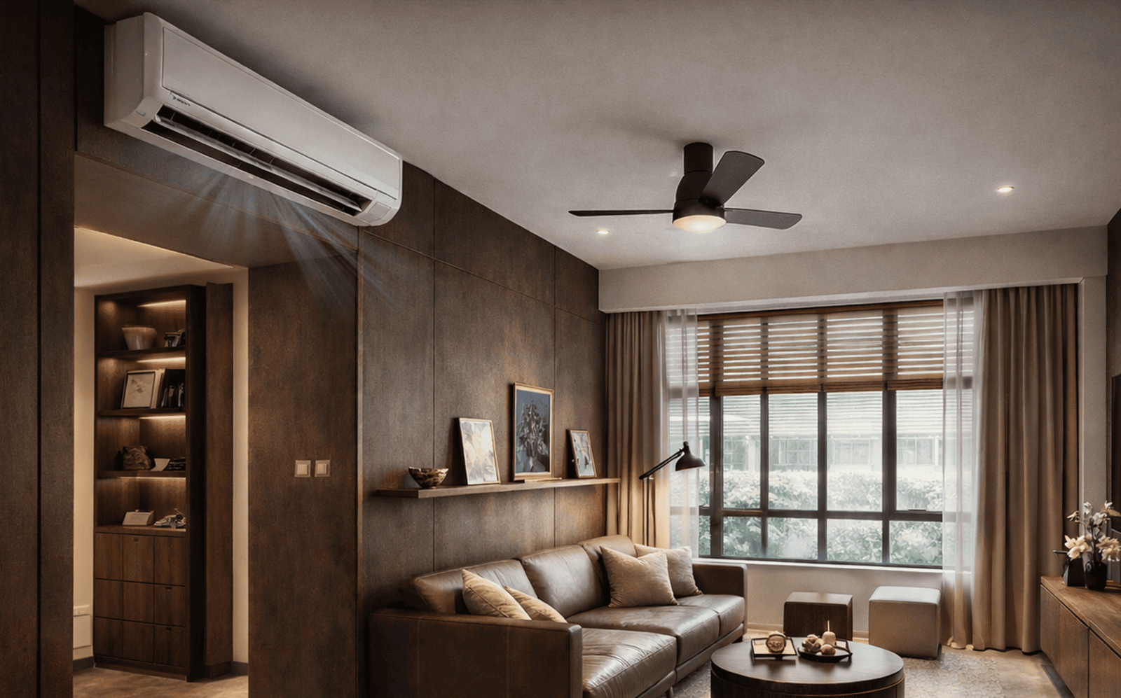 Smart fan and AC control automation