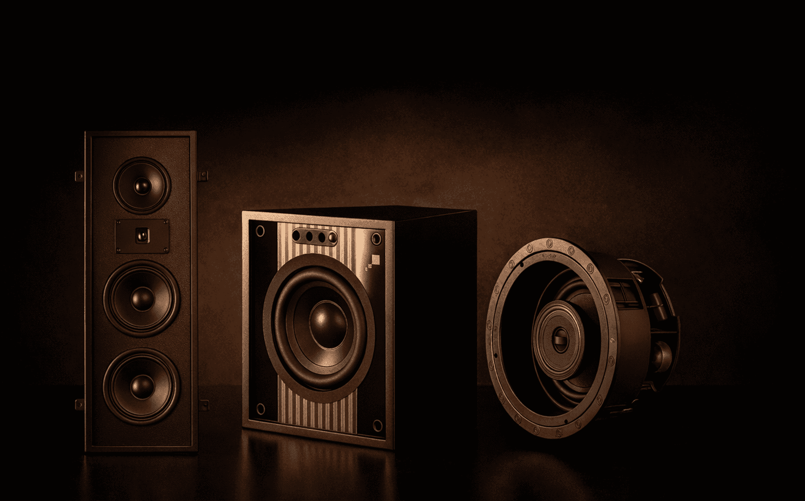 Home theatre and multi-room audio system