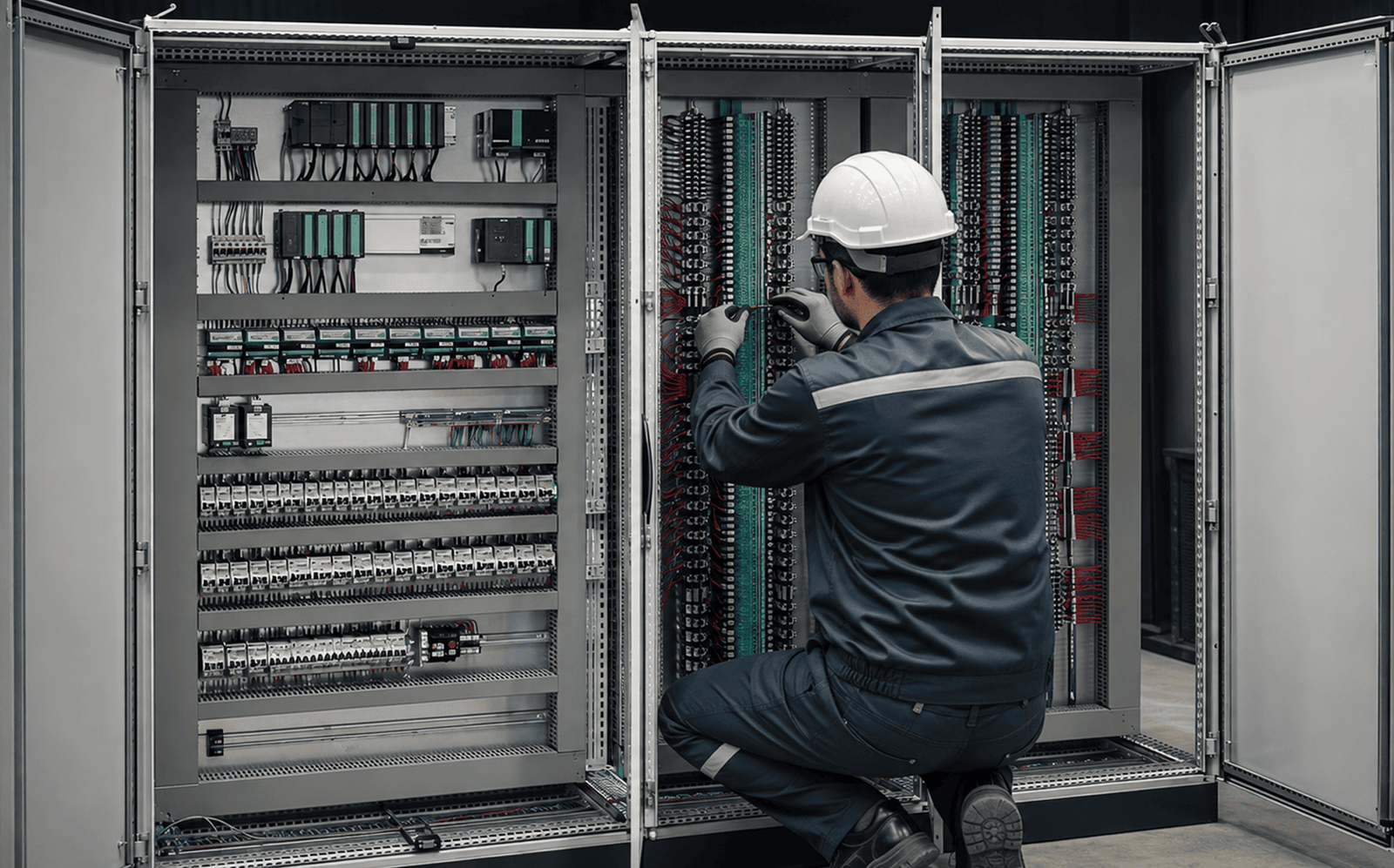 Electrical wiring and panel installation